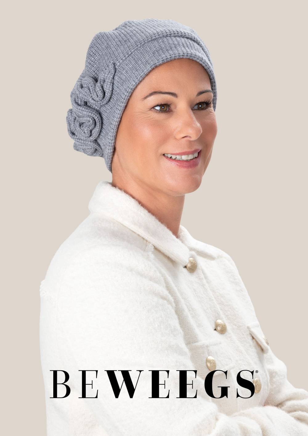 Béret tricot_tricot gris