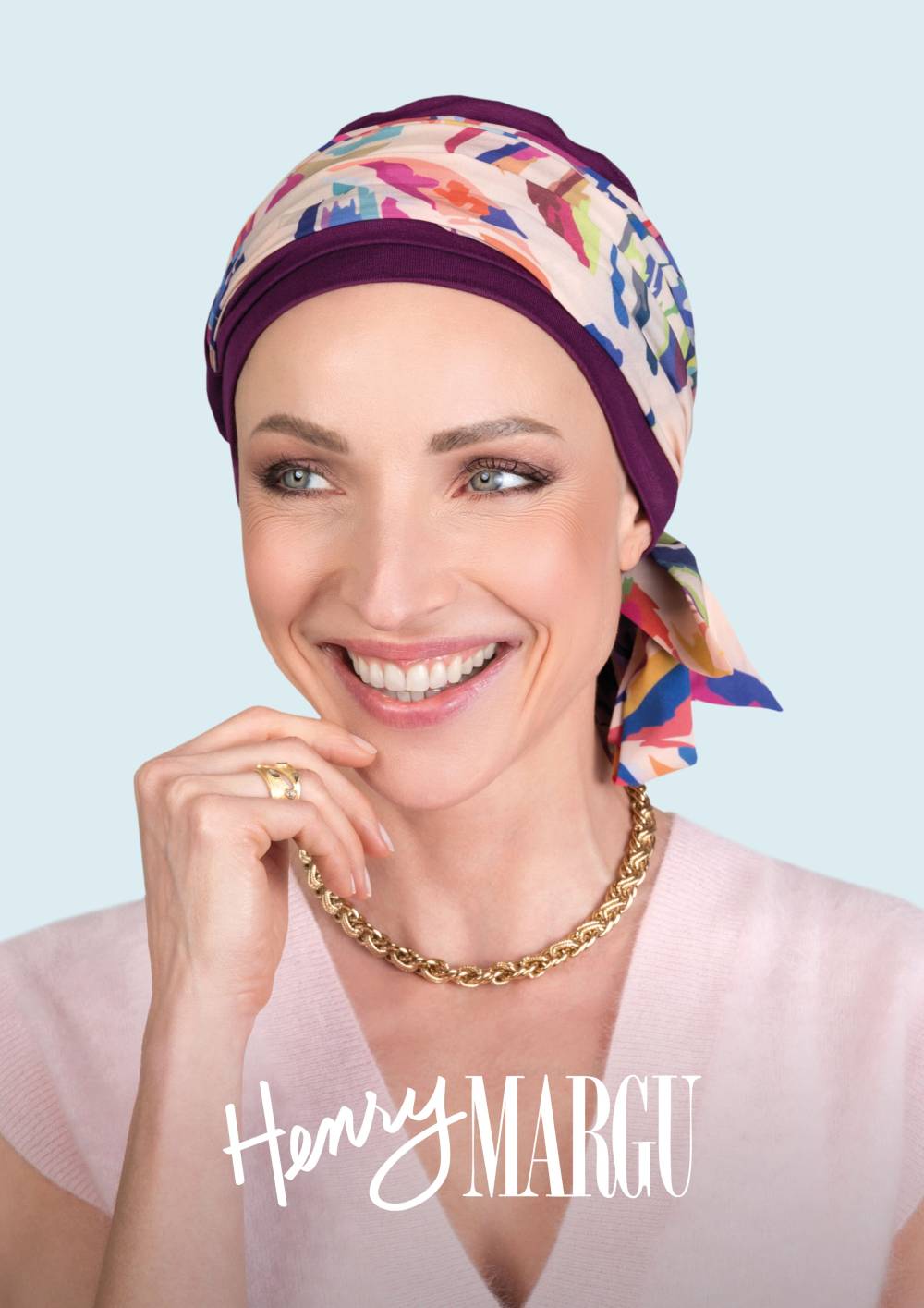 Bonnet Quartz_Prune + Bandeau Nacre_Tutti